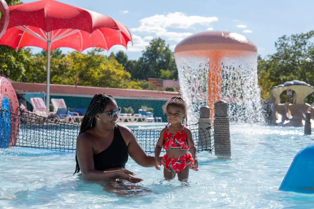 mom and daughter in the Happy Harbor