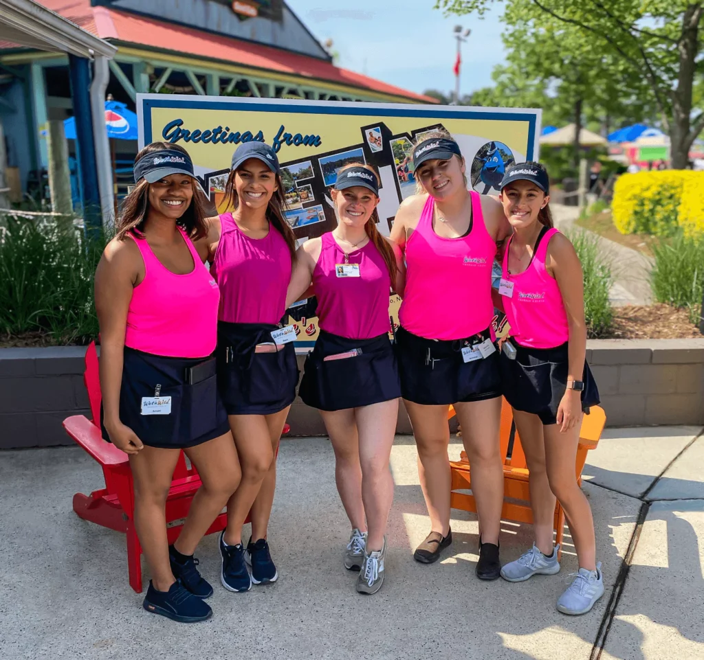 team photo at wet 'n wild