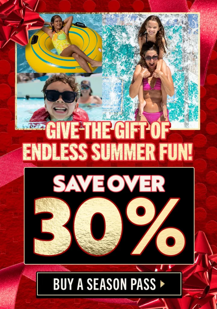 save over 30% on season passes