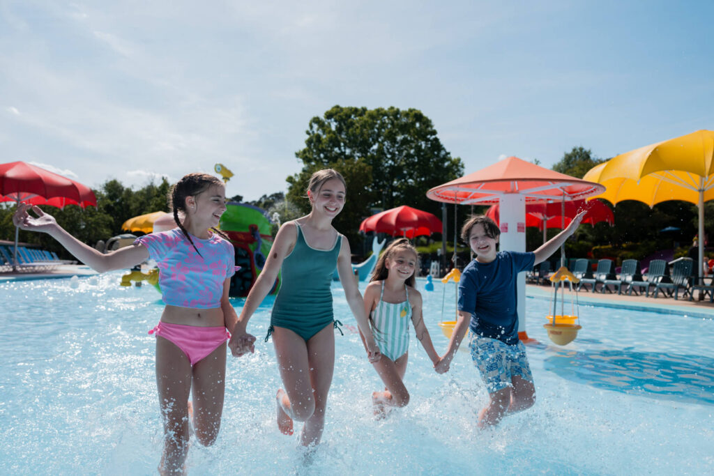 WWEP friends at the waterpark